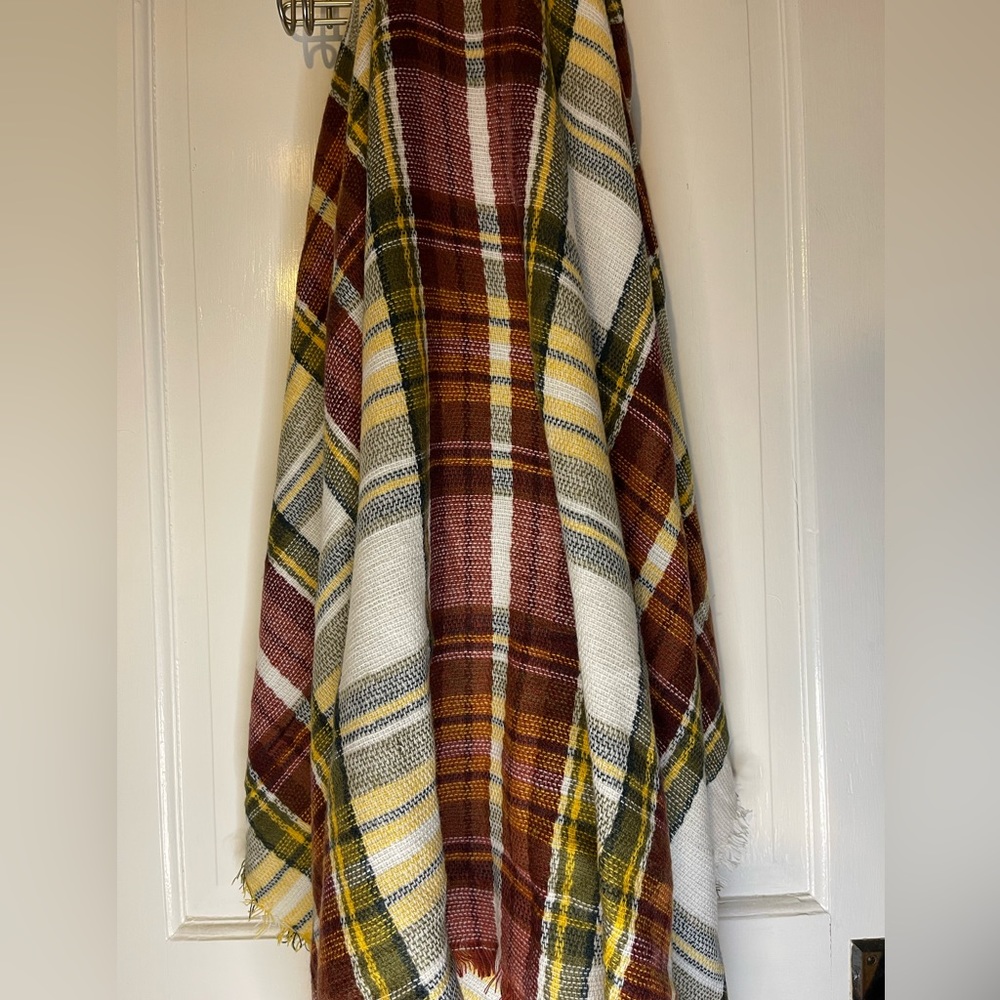Shiraleah Chicago Plaid Cape Shawl